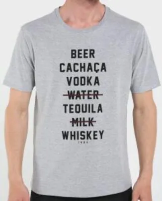 Camiseta malha drinks | R$18