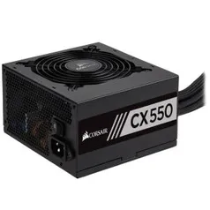 Fonte Corsair 550W 80 Plus Bronze CX550 | R$390