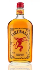 Licor de Whisky Fireball com Canela Red Hot 750ml