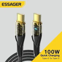 Cabo Essager 100w Usb-c p/ Usb-c - 2m