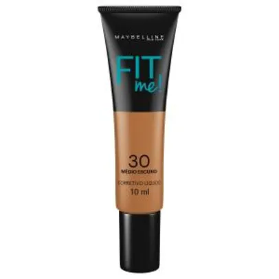 Corretivo Líquido Maybelline Fit Me Escuro Cor30 10ml R$8