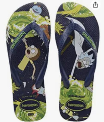 Chinelo Top Rick and Morty, Havaianas, Masculino | R$25