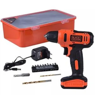 [PRIME] Parafusadeira / Furadeira 12V Black+Decker com 13 Acessórios LD12SP | R$207