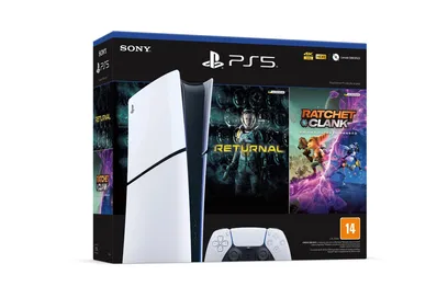 Foto do produto Console Playstation 5 Bundle Slim Digital Returnal + Ratchet & Clank