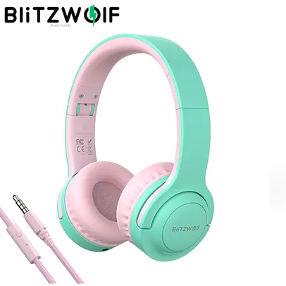 Headset Infantil BlitzWolf BW- PCE Wired Stereo | R$119
