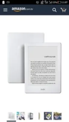 Kindle 8a Geração Branco | R$249 + 313KM