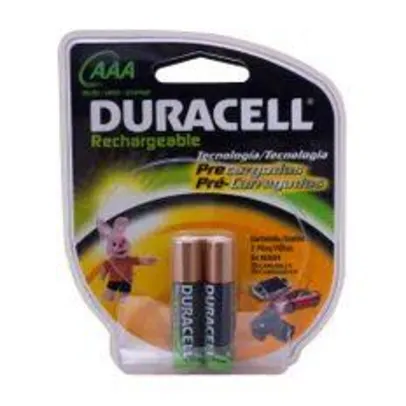 Pilha recarregável AAA Duracell