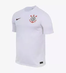 Camisa Nike Corinthians I Temporada 2023/24 Masculina, Personalizável - Torcedor, Branca