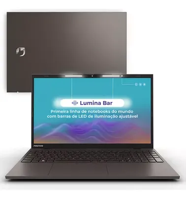 Notebook Positivo Vision i15 Core i5 11th, 16GB 512GB SSD, Lumina Bar, Tela 15 Full HD Antirreflexo, Linux - Cinza