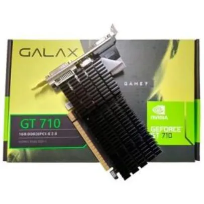 [APP] Placa de Vídeo Galax NVIDIA GeForce GT 710 1GB DDR3 - 71GGF4DC00WG