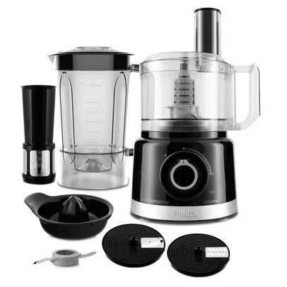 Multiprocessador com Liquidificador e Espremedor Philco PMP1500P Turbo Preto 127V