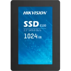 SSD Hikvision E100 1TB, SATA III Leitura 560MBs e Gravação 500MBs, HS-SSD-E100-1024GB