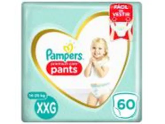 Fralda Descartável Pampers Premium Care Pants XXG 60 Unidades Comprando 2ª fica R$ 80,92 desc. prog