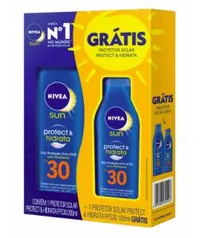 Kit Protetor Solar Corporal Nivea Sun Protect & Hidrata FPS30 R$32