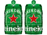 Cerveja Heineken não Retornável Pilsen Barril 5L - 2 Unidades