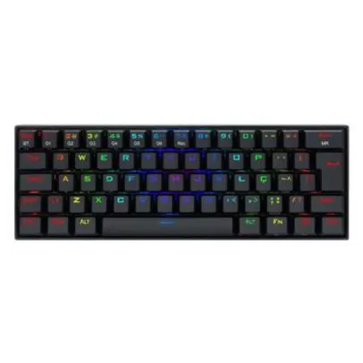 Teclado Gamer 60% Sem Fio Redragon Draconic Preto Switch Outemu MK2 Brown ABNT2 Bluetooth 5.0 - ) - PC Gamer - Magazine Luiza