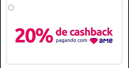 Garanta 20% de cashback pagando com AME na Stanley