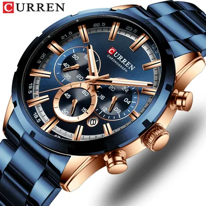 Relógio Luxo CURREN | R$44