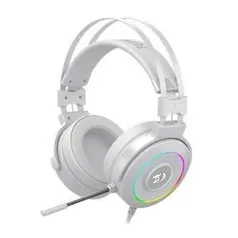 Headset Gamer Redragon Lamia 2, RGB, 7.1 Som Surrond, Drivers 40mm, Branco | R$247