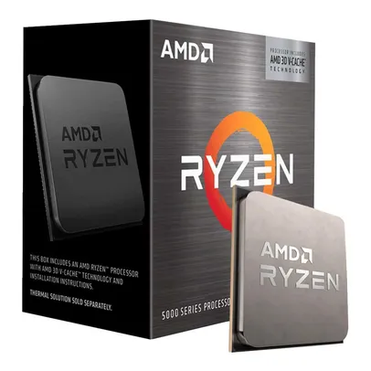 Processador AMD Ryzen 7 5700x3d 3.0ghz 4.1ghz, Turbo 8-cores 16-threads Am4, Sem Cooler - 100-100001503wof