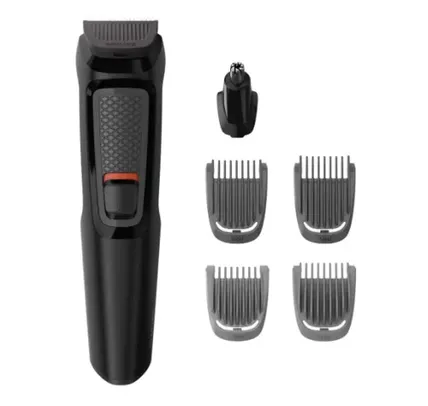 [Cliente Ouro] Aparador de Pelos Philips Multigroom 3000 MG3711/15 1 Velocidade com Acessórios