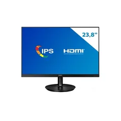 Monitor Philips 23,8" IPS HDMI Bordas Ultrafinas 221V8