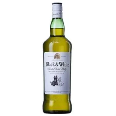 [Efacil] Whisky Escocês 8 Anos Black & White 1L - R$52,51