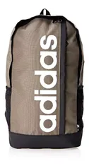 Mochila Essentials Logo Linear adidas Cor OLISTR/BLACK/WHITE Desenho do tecido Liso