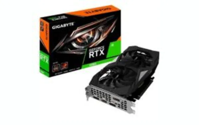 Placa de Vídeo Gigabyte NVIDIA GeForce RTX 2060 OC 6G, GDDR6 - GV-N2060OC-6GD