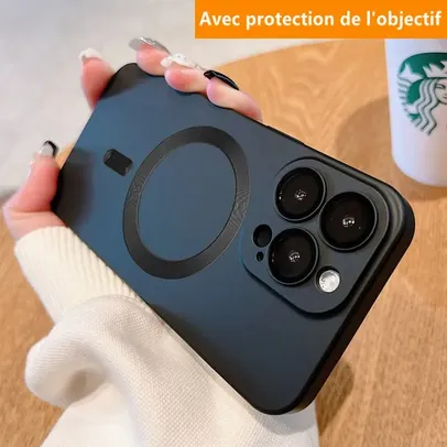 [Moedas] Capa de silicone macia JASTER para iphone, proteção de lente de vidro luxuosa