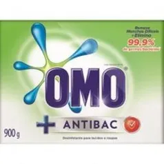 Sabão em Pó Omo Antibac 900g 6,99