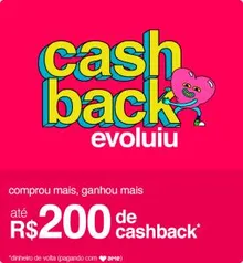 Até R$200 em Cashback Progressivo na Americanas