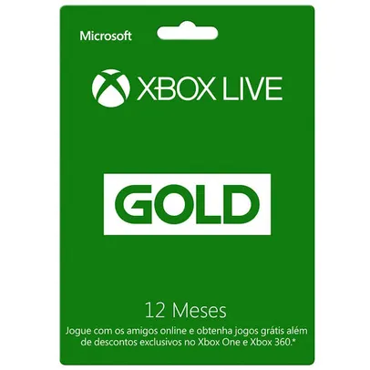 Xbox Live Gold 12 meses 