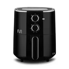 Fritadeira Elétrica sem óleo Air Fryer 3,5L 1500W 127V Preta Multi - GO211