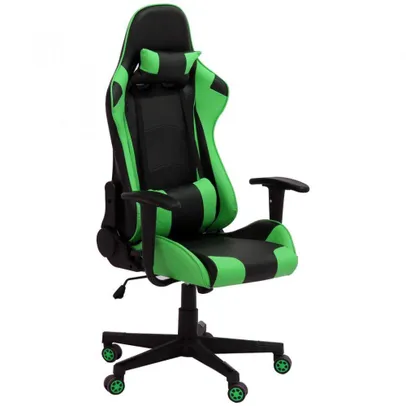 Cadeira Gamer Star X Reclinável Nagano Preto/Verde