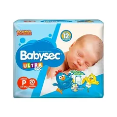 Fralda BABYSEC - 20 Unidades - R$11.99