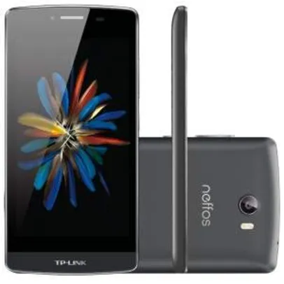 [KABUM] Smartphone TP-LINK Neffos C5, Processador Quad Core, Android 5.1, Tela 5.0´, 16GB, 8MP, 4G, Dual Chip, Desbloqueado - Cinza - R$700