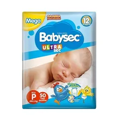 Fralda Descartavel Babysec Ultra Mega Galinha Pintadinha Pequena 6X46