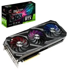 Placa de Vídeo Asus NVIDIA GeForce RTX 3080, 10GB, GDDR6X - ROG-STRIX-RTX3080-O10G