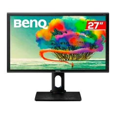 Monitor Benq PD2700QT, 27', IPS, 2K QHD, 4ms, 60hz, HDMI/DP, 100% SRGB, Anti-Reflexo