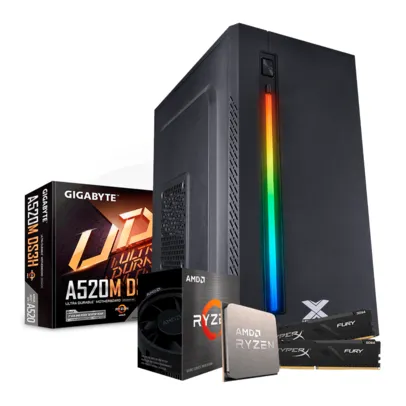 Pc Gamer Enifler Australis Amd Ryzen 5 5600G, A520M, 16Gb Ram, Ssd 240Gb Nvme