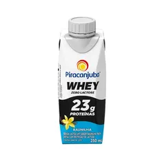 Whey Zero Lactose Sabor Baunilha Piracanjuba 250ml 