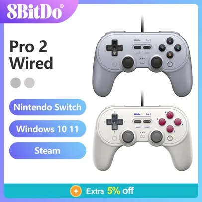 8BitDo SN30 Pro Wireless Bluetooth Gaming controle, Nintendo Switch, PC,Windows 10, 11, Steam Deck, Android, Mac OS