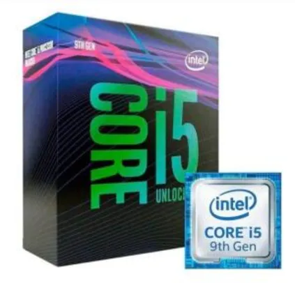Processador Intel Core i5-9400F Coffee Lake BX80684I59400F Cache 9MB 2.9GHz LGA 1151 - R$826