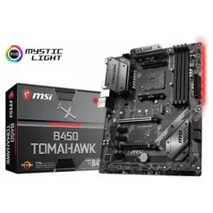 Placa Mãe MSI B450 Tomahawk, Chipset B450, AMD AM4, ATX, DDR4