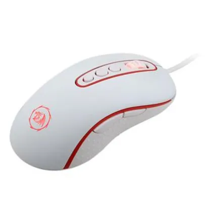 Mouse Redragon Gamer Phoenix 2 Lunar White RGB | R$110