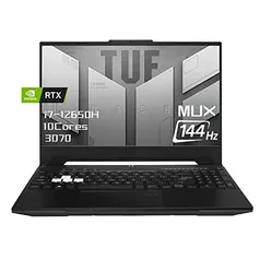 Notebook ASUS  i7 12650H  - 16GB DDR5 - RTX 3070 - 1 TB SSD - 144 Hz 15.6 - Wi-Fi 6