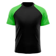 Kit 2 Camisetas Masculina Raglan Dry Fit Proteção Solar UV Básica Lisa Treino Academia Passeio Fitne