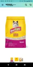 [PRIME] BAW WAW AREIA PERFUMADA PARA GATOS 4KG | R$4,59