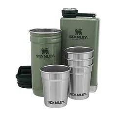 Conjunto de Copos de Shot e Cantil Stanley, de Aço Inoxidável